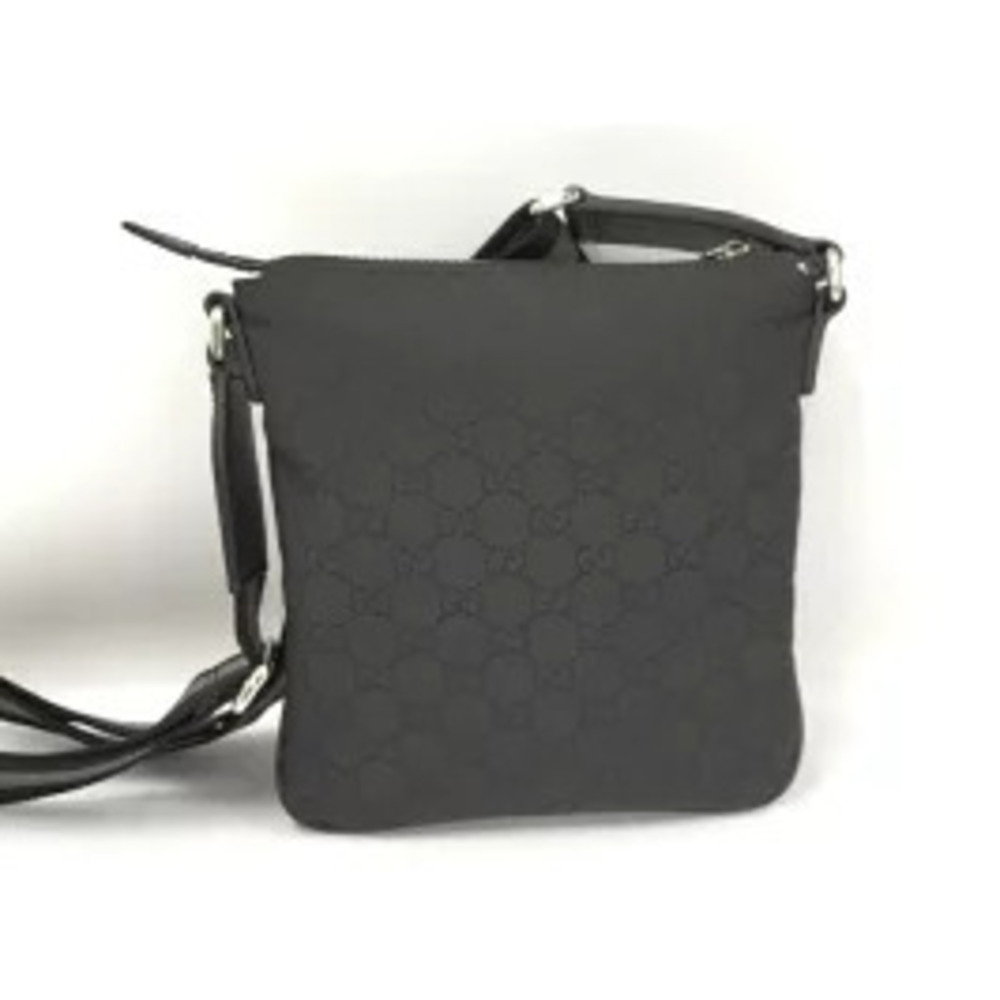 Gucci GG Canvas Messenger Crossbody Bag Black - Picture 2 of 9